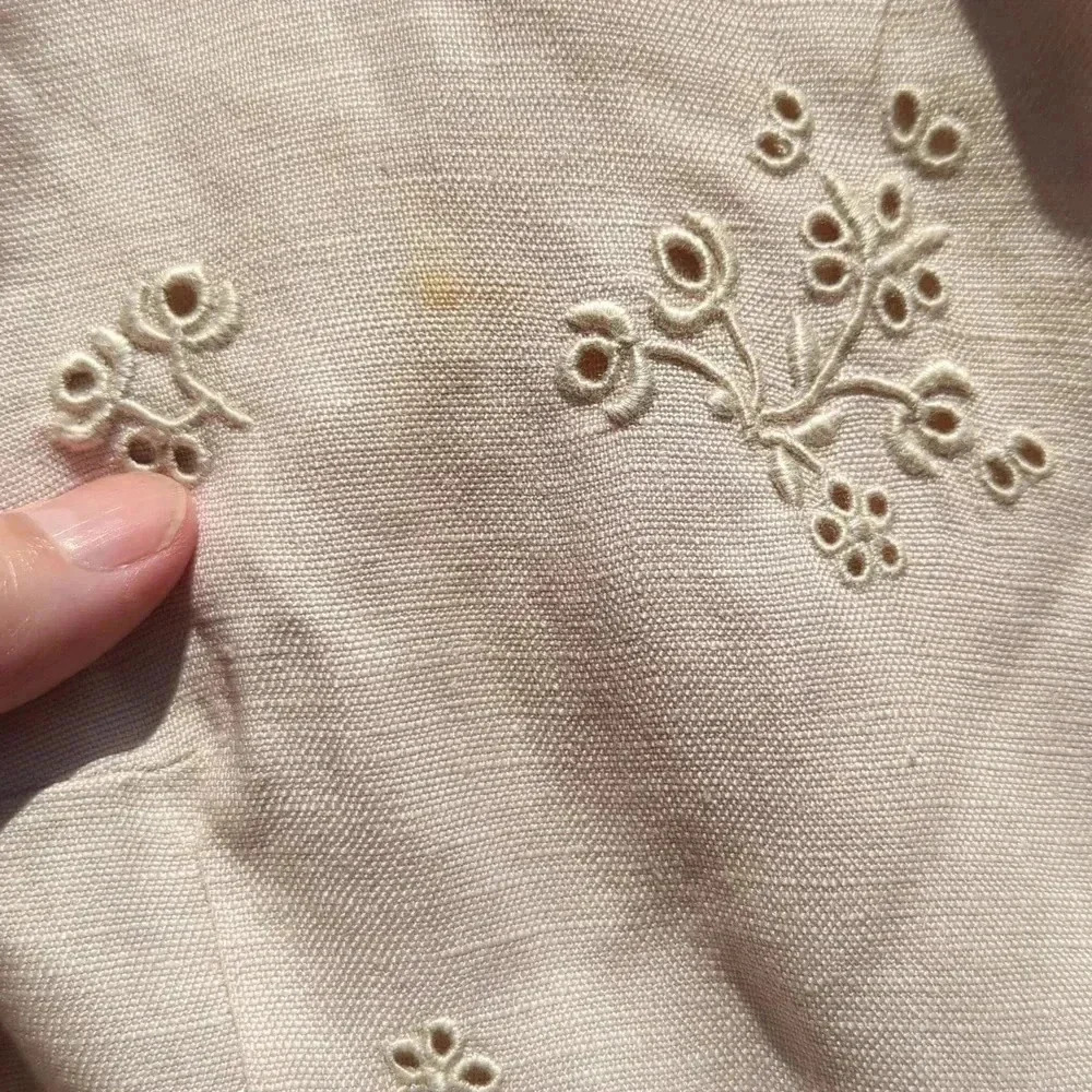 Mediterranean Vintage Linen Dress - Picture 14 of 15